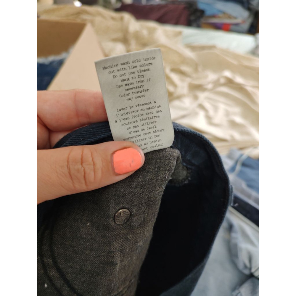 Rag & Bone Black Cut Off Jean Shorts 24 - Picture 12 of 12